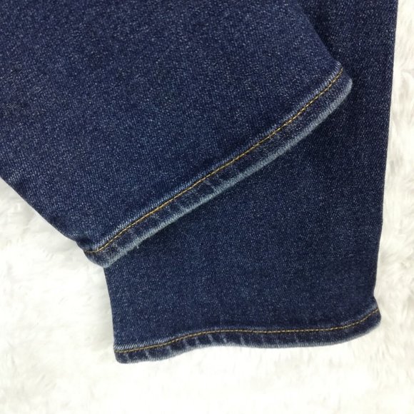 Serra Retreat Womens‎ Jeans Straight Leg Blue Denim Dark Wash High Rise 0 New - Picture 14 of 14